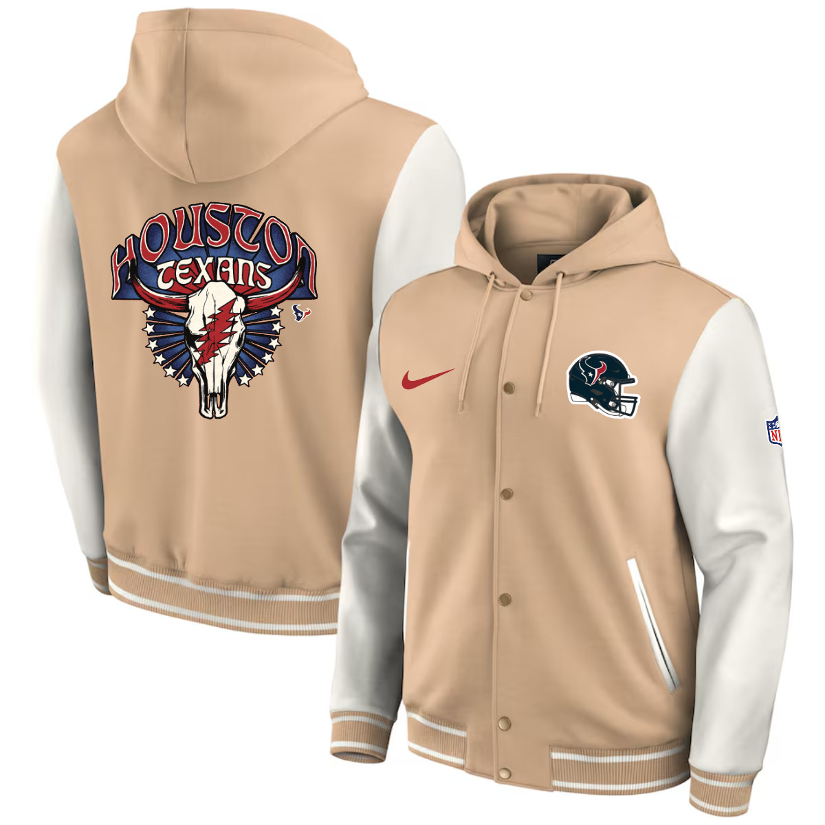 Men 2025 NFL Houston Texans jacket syle 2